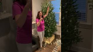 My favorite HACK for hanging lights on a Christmas tree [upl. by Hako3]