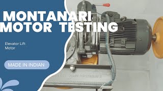 Montanari Motor Testing for G5 New Site Side Counter elevator lift viral subscribe trending [upl. by Cordy]