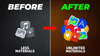 How to Get HIGHQUALITY Free Editing Materials for Youtube Videos [upl. by Eohce520]