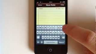 iOS 6  Umlaute deaktivieren Tutorial [upl. by Ssilem]