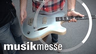 Musikmesse 2017 Nik Huber Guitars Surfmeister Dolphin Orca Krautster Riedbergen Gitarre amp Bass [upl. by Lorie582]