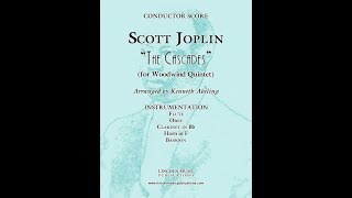 Joplin  The Cascades for Woodwind Quintet [upl. by Grimbald]