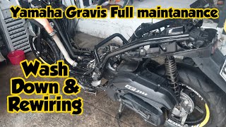 YAMAHA GRAVIS PREVENTIVE MAINTENANCE [upl. by Aeret254]