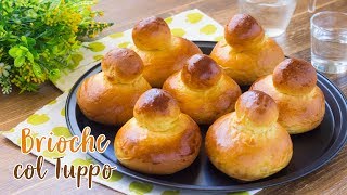 Brioche col Tuppo Siciliane  Ricetta Brioche Sofficissime Fatte in Casa  55Winston55 [upl. by Gnes]