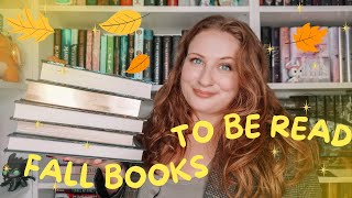 ALL THE BOOKS I WANT TO READ THIS FALL 🍂  FALL TBR [upl. by Simara]