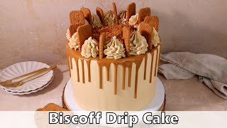 Biscoff Drip Cake Recipe [upl. by Hourigan]