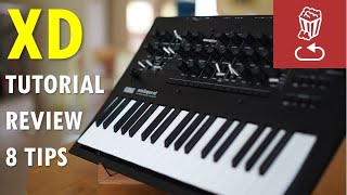 Korg Minilogue XD Review tutorial and 8 patch ideas by Loopop [upl. by Oemor934]