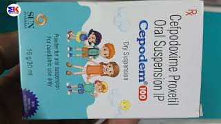 Cepodem 100mg Dry Syrup  Cefpodoxime Syrup  Cepodem Dry Syrup Uses Benefits Dosage Review in Hindi [upl. by Coh]