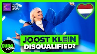 Is JOOST KLEIN and NETHERLANDS going to be DISQUALIFIED from EUROVISION 2024 FINAL REACTION [upl. by Omsare]