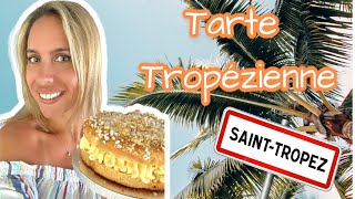 Tarte tropézienne facile  brioche et crème diplomate [upl. by Rellim]