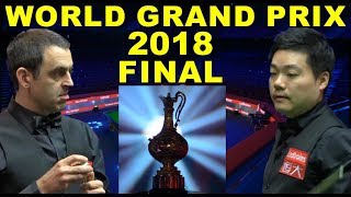 OSullivan v Ding 2018 FINAL World Grand Prix Snooker [upl. by Dis]