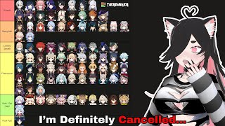 I MADE A GENSHIN TIERLIST [upl. by Rosalinda]