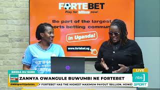 NBS SPORT TV HOSTS FORTEBET ON BEERA KU SURE SHOW 02112024 [upl. by Whallon]