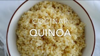 CÓMO COCINAR QUINOA  QUINUA en minutos  Recetas fáciles Pizca de Sabor [upl. by Fabian]