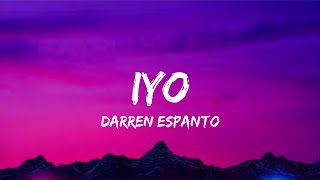 Iyo Lyrics Video  Darren Espanto [upl. by Blondell]