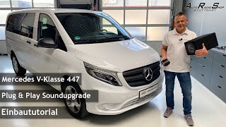 Vito 447PlugampPlaySoundupgradeSubwoofer und DSPVerstärker kinderleicht und schnell eingebaut [upl. by Ancilin872]