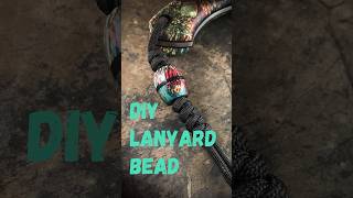 How to Make a Lanyard Bead diy [upl. by Ecnaret639]