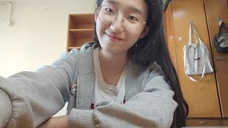 ASMR You help your senior with Admission Talk preparation she gives you a worry removal snip [upl. by Timi]