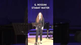 Inflammatus et accensus rossini stabatmater soprano voice classicalsinging performing sound [upl. by Esra]