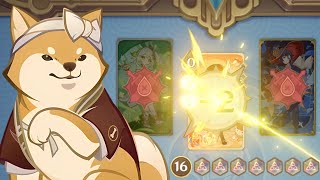 BEST DOGGO WINS THE GAME 🐶 ULTIMATE DICE MAGIC  Genshin TCG [upl. by Ila]