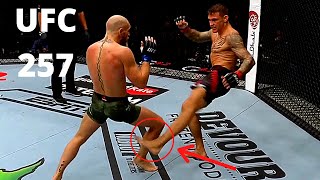 Dustin Poirier CALF KICK vs Conor Mcgregor [upl. by Brier]