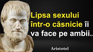 Cuvintele de aur ale lui Aristotel  Citate și aforisme despre viață [upl. by Ainotal563]