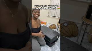 Unboxing African foods from Ghana 🇬🇭 abroadlife africansindiaspora africanfood [upl. by Kelula906]