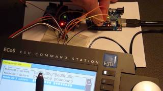 RMR020  Arduinos chained for S88 occupancy detection interface [upl. by Bergerac426]