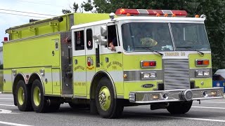 Grantville Volunteer Fire Department Tanker 39 Responding 7922 [upl. by Annabela]