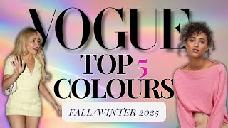 Vogues Top Colour Trends for FallWinter 202425  How to style  Colour Analysis  Winter Trends [upl. by Ecal971]