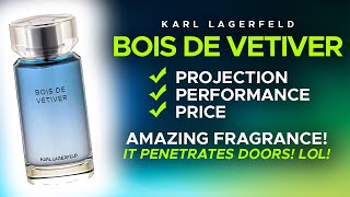 LAGERFELD BOIS DE VETIVER EDT REVIEW [upl. by Celene216]