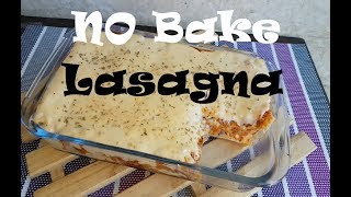 NO bake lasagna  cheese Bechamel recipe  Lasagna recipe [upl. by Annaierb]