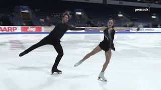 2024 Skate America Pairs SP Practice Session  Katie McBeath amp Daniil Parkman [upl. by An904]