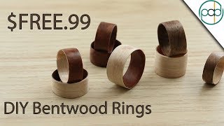 Making a Bentwood Ring  Basic DIY Rings for almost Free [upl. by Tanah649]