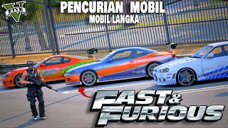 AKSI EPIC  PENCURIAN MOBIL TERLANGKA YANG ADA DI KOTA  GTA 5 ROLEPLAY [upl. by Yeclek220]