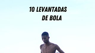 10 levantadas de Bola  10 soccer flick up [upl. by Danya20]