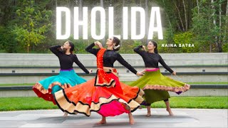 DHOLIDA Navratri Dance Cover  Naina Batra  Loveyatri [upl. by Annoerb780]