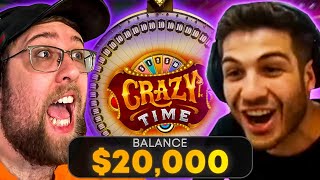 BIG WINS ON CRAZY TIME WITH TTDANTE [upl. by Culliton]