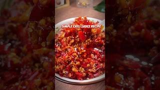 Simple Chili Sauce recipe recipe chilisauce easyrecipe chineserecipie chilisaucerecipe [upl. by Elocal]