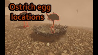 SoulMask  Ostrich egg locations  how to tame Ostrich [upl. by Meng]