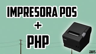 IMPRIMIR DESDE PHP EN IMPRESORA POS [upl. by Kaspar]