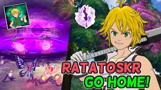 OLD Traitor Meliodas BREAKS Ratatoskr with HOLY RELIC Seven Deadly Sins Grand Cross [upl. by Chlo]