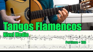 TANGOS FLAMENCOS  Nivel Intermedio  Partitura  TAB PDF [upl. by Dean]