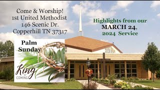 Palm Sunday 2024 Service Highlights [upl. by Rather]