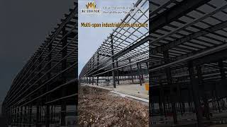 Multispan Industrial Steel Structure warehouse design architecture structure [upl. by Clarke343]