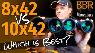 8x42 vs 10x42 Binoculars  Which is Best [upl. by Elocn721]