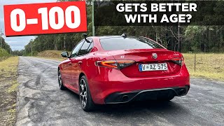 2024 Alfa Romeo Giulia Veloce review 0100 14 mile amp engine sound [upl. by Yemrots]