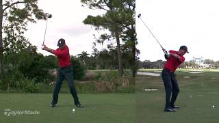 Tiger Woods Slow Mo Driver Swing  TaylorMade Golf [upl. by Adnuahsor]