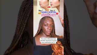 ÉLIMINE NATURELLEMENT TON DOUBLE MENTON skincare skincareroutine skincaretips facemassage [upl. by Oyek]