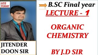 Bsc Final year complete organic chemistry lecture 1carbohydrates by jitender doon sir [upl. by Aisital]